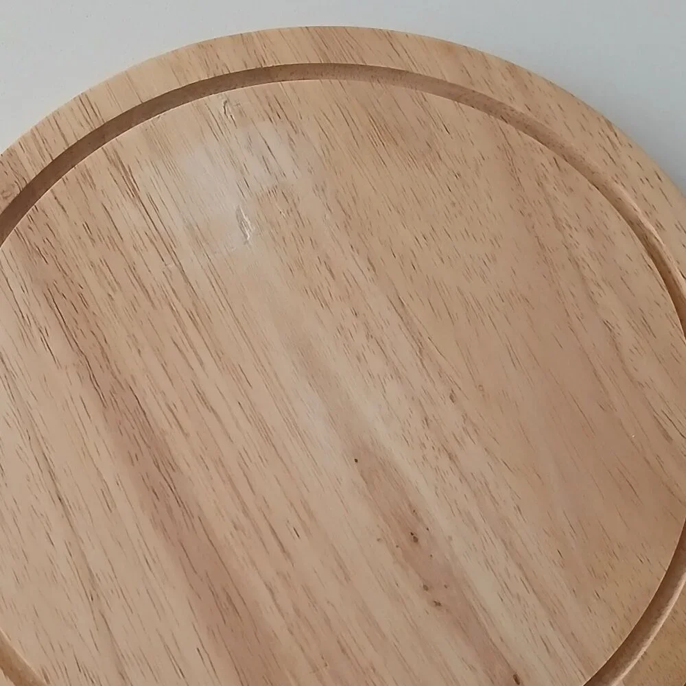 Leed's Wood Cheese Board with Stainless Steel Serving Utensils